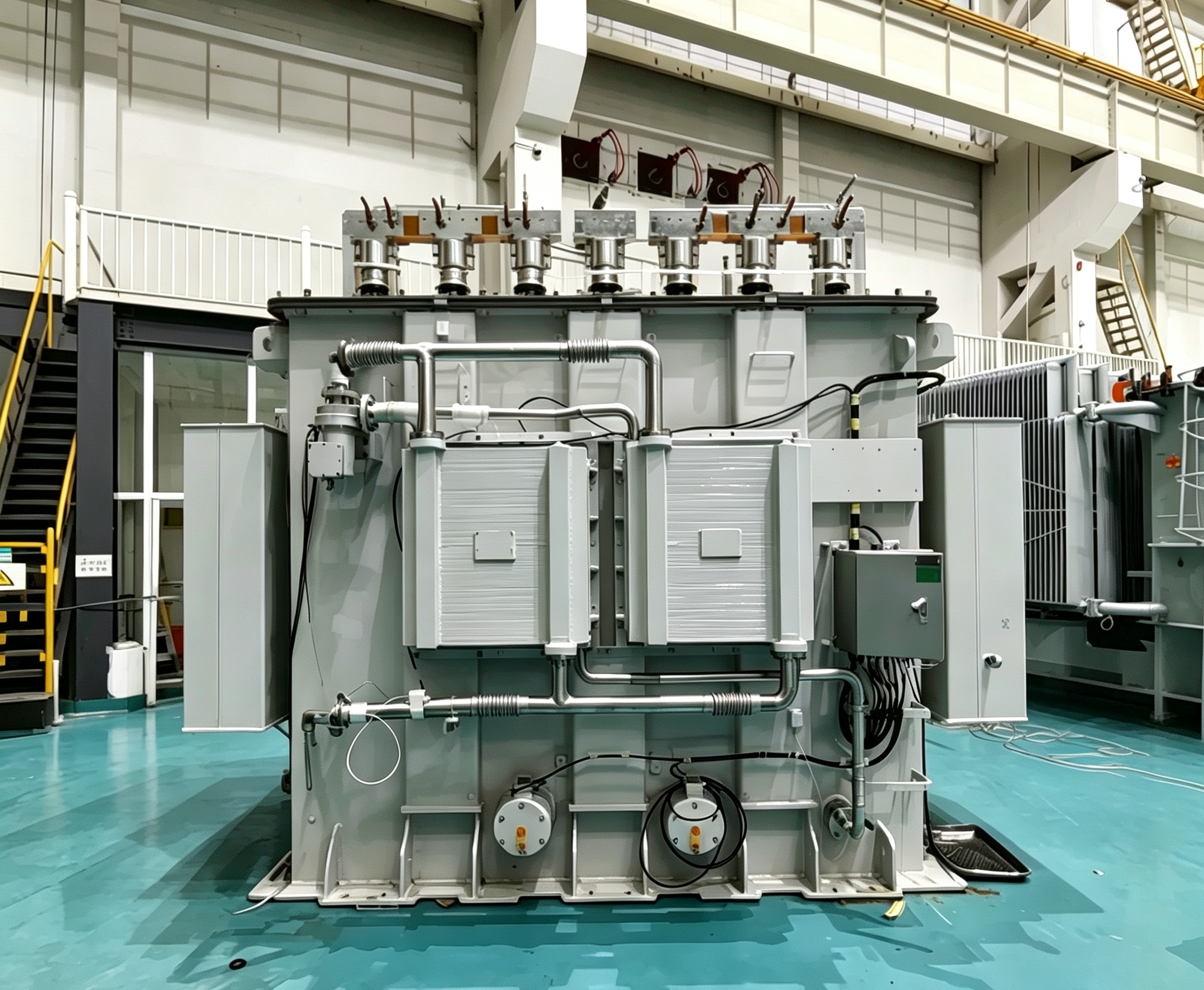 西電中特成功研制國內(nèi)單機(jī)容量最大的機(jī)艙變壓器